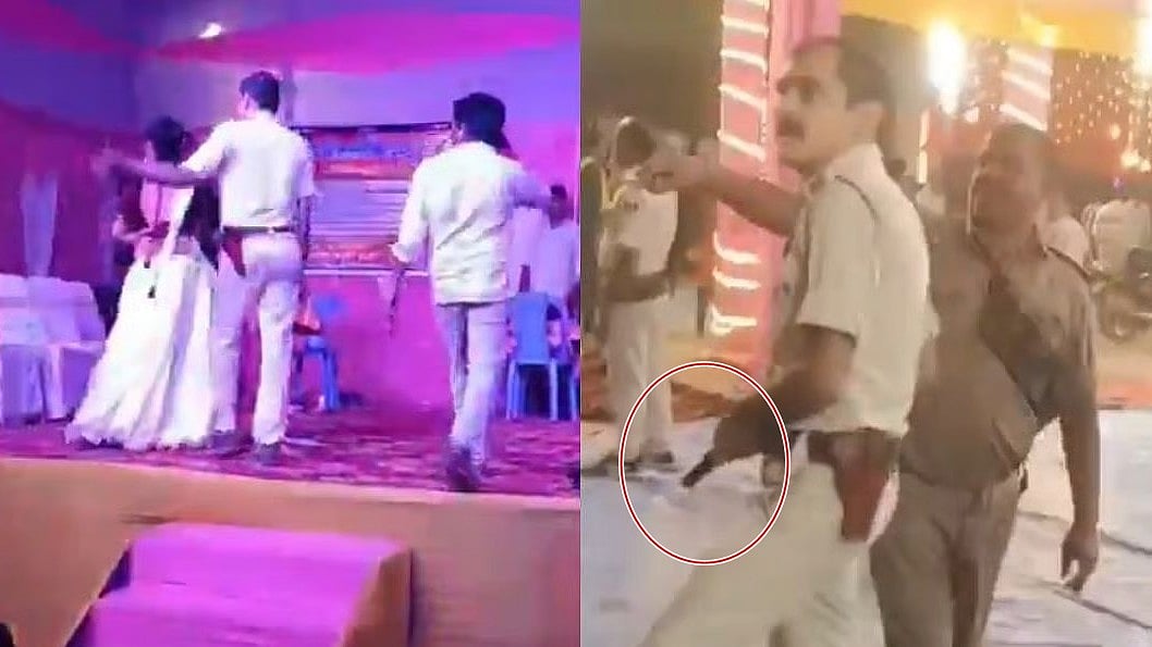 ಪೂಜಾ ಪೆಂಡಾಲ್‌ನಲ್ಲಿ ನೃತ್ಯಗಾರ್ತಿ ಕಪಾಳಕ್ಕೆ ಬಾರಿಸಿ ಜನರಿಗೆ ಪಿಸ್ತೂಲ್ ತೋರಿಸಿ ಬೆದರಿಸಿದ ಇನ್ಸ್‌ಪೆಕ್ಟರ್, Video!