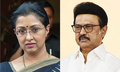 MK Stalin | பெண்களை ஓட்டு வங்கியாக மட்டுமே பார்க்கிறார்  -  கவுதமி
