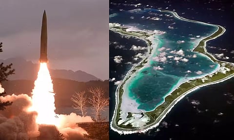 4000 கி.மீ தொலைவில் உள்ள அமெரிக்க-பிரிட்டன் ராணுவ  தளத்தை குறிவைத்து தாக்கிய ஈரான்! | Diego Garcia