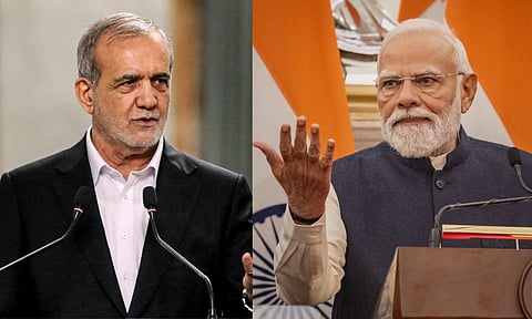 BRICS கூட்டமைப்பு நடுநிலையுடன் செயல்பட்டாலே போருக்கு தீர்வு வரும் - மோடிக்கு ஈரான் அதிபர் அழுத்தம்  

