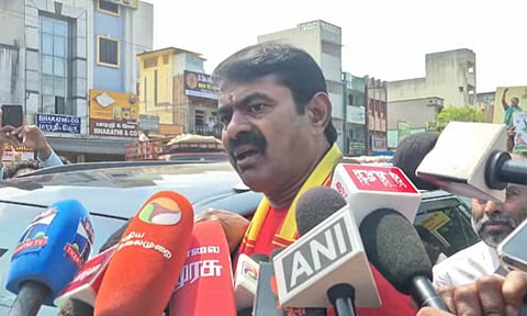 மக்கள் ஐயாவை கைவிட மாட்டார்கள்... நான் ராமதாசின் பிள்ளை -  சீமான் புகழாரம் 