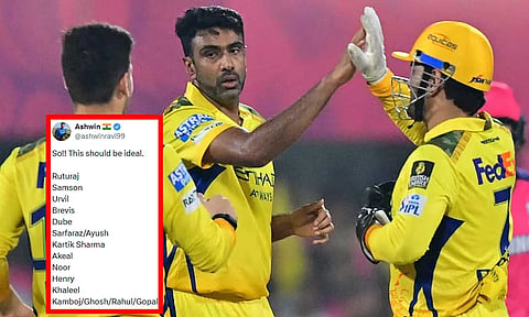ashwin = csk 