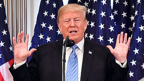 Donald Trump | ஈரான் மீதான தாக்குதலை நிறுத்துவது பற்றி எங்களுக்கு  எதுவும் தெரியாது - வளைகுடா தலைவர்கள் தகவல்
