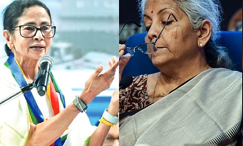 தேர்தல் நடத்தை விதிகளை மீறிய நிா்மலா சீதாராமனை பதவி நீக்கம் செய்ய வேண்டும் -  மம்தா ஆவேசம் 
