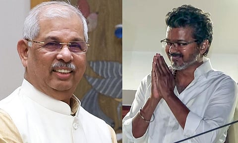 இன்று மாலை ஆளுநரை சந்திக்கும் விஜய்