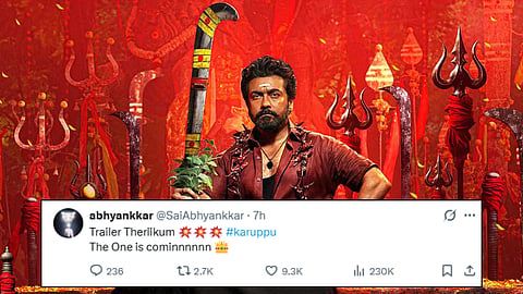 Karuppu | டிரெய்லர் தெறிக்கும்... சூப்பர் அபடேட் கொடுத்த சாய் அபயங்கர்
