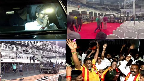 த.வெ.க. விஜய் முதல்வராக பதவி ஏற்க மீண்டும் தயாராகும் நேரு ஸ்டேடியம்..!