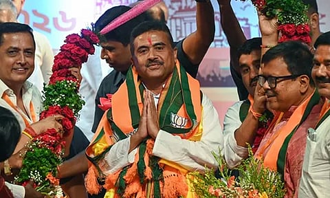 மேற்குவங்க மாநில முதல்வராக இன்று பதவியேற்கிறார் சுவேந்து அதிகாரி- பிரதமர் பங்கேற்பு