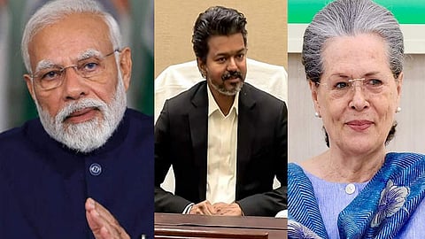 பிரதமர் மோடி, சோனியாவை சந்திக்க முதலமைச்சர் விஜய் திட்டம்