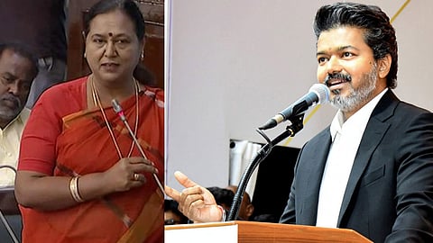 தமிழ்த்தாய் வாழ்த்துக்கு முதலிடம் கொடுங்கள்- முதலமைச்சர் விஜயிடம் கோரிக்கை விடுத்தார் பிரேமலதா 