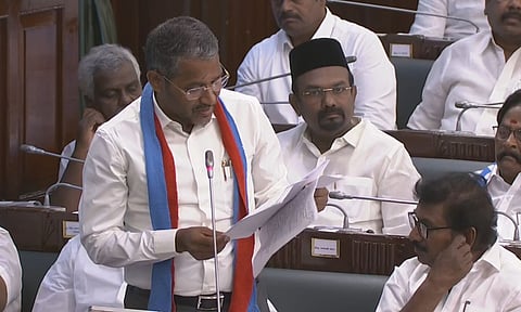 த.வெ.க. அரசு 5 ஆண்டுகள் நீடிக்கும்- நம்பிக்கை வாக்கெடுப்பில் வன்னிஅரசு பேச்சு
