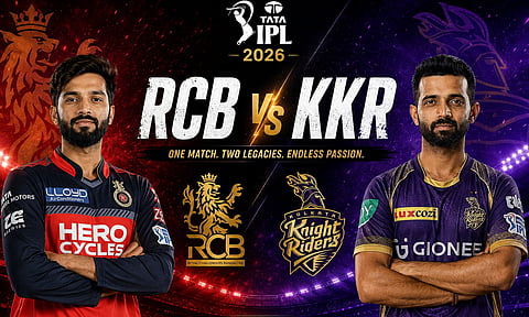 IPL 2026 | ராய்பூரில் இன்று அனல் பறக்கும் ஆட்டம் : பிளே-ஆப் கனவுடன் KKR- RCB நேருக்கு நேர்!