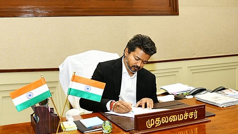 அரசின் நிதி நிலை குறித்து முதலமைச்சர் விஜய் இன்று ஆலோசனை