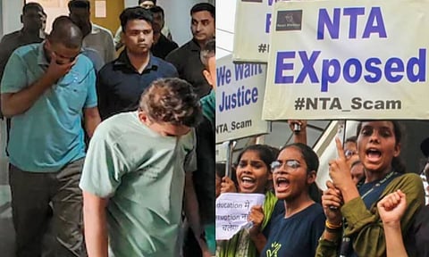 2025-இல் ஒரே குடும்பத்தில் 5 பேர் தேர்ச்சி.. 2026 நீட் வினாத்தாள் கசிவு வழக்கில் அதே குடும்பத்தினர் கைது - பகீர் பின்னணி 