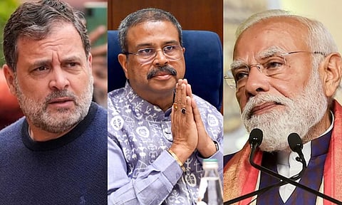 நீட் முறைகேடு: மத்திய கல்வி அமைச்சரை பதவிநீக்கம் செய்ய வேண்டும் - பிரதமர் மோடிக்கு ராகுல் அழுத்தம்