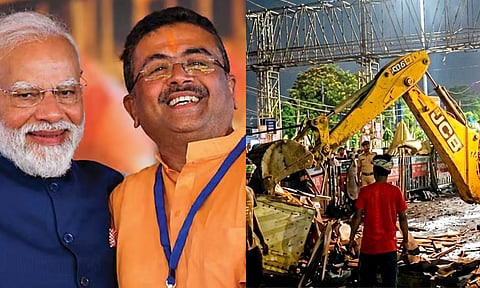 மேற்கு வங்கத்தில் புல்டோசர் ராஜ்ஜியம்.. கொல்கத்தாவில் கட்டிடங்கள் இடிப்பு - மாநிலம் முழுவதும் புல்டோசர் வரும் என எச்சரிக்கை 