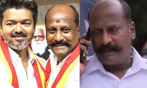 விஜய்யின் 'GOAT' படத்தில் போக்குவரத்து காவலராக நடித்தவர் போக்குவரத்து துறை அமைச்சராக தேர்வு - யார் இந்த விஜய் தமிழன் பார்த்திபன்?