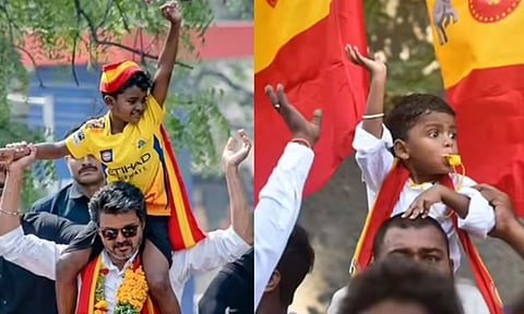 தேர்தலில் குழந்தைகள் மூலம் முதல்வர் விஜய் பிரச்சாரம் செய்ததாக உயர்நீதிமன்றத்தில் வழக்கு