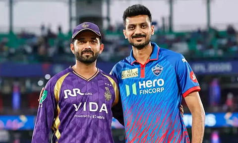 ஐபிஎல் 2026: டெல்லிக்கு எதிரான போட்டியில் டாஸ் வென்ற கொல்கத்தா பந்துவீச்சு தேர்வு!