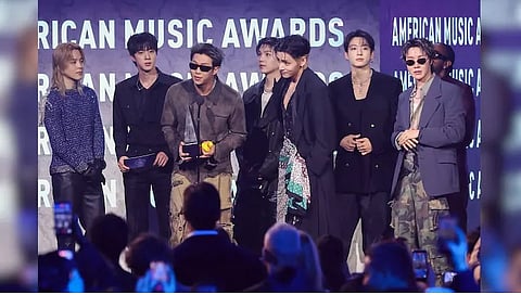 BTS won american musical award in las vegas