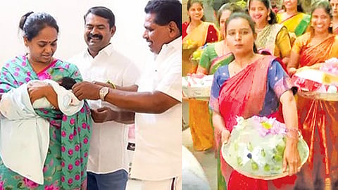 சீமான் வீட்டுக்கு மேளதாளத்துடன் சீர்வரிசை கொண்டு வந்த அனிதா ராதாகிருஷ்ணன் 