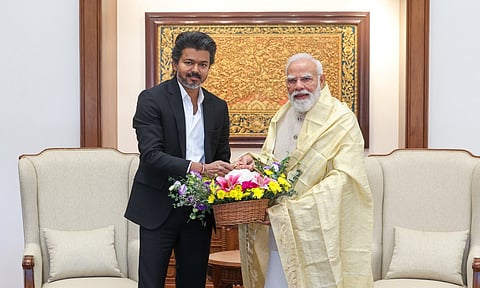 Tamilnadu CM Vijay Met PM Modi