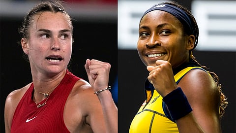 coco gauff, sabalenka