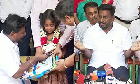 தமிழ்நாட்டு பிள்ளைகளின் டிஎன்ஏ-வில் இருமொழிக் கொள்கை- அமைச்சர் ராஜ்மோகன்