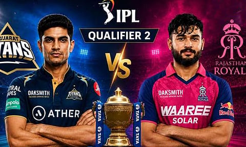 IPL 2026 | 2-வது தகுதி சுற்று: குஜராத் - ராஜஸ்தான் அணிகள் இன்று மோதல்
