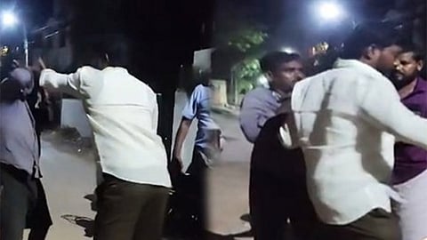 பொக்லைன் ஆபரேட்டருக்கு மிரட்டல் விடுத்த தவெக நிர்வாகி நீக்கம்