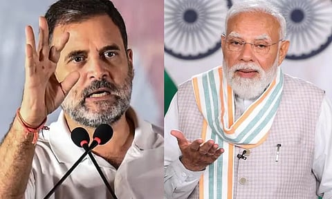 தன்னை 'விஸ்வகுரு' என பறைசாற்றிக் கொள்ளும் மோடியால் ஒரு தேர்வை கூட ஒழுங்காக நடத்த முடியவில்லை - ராகுல் 