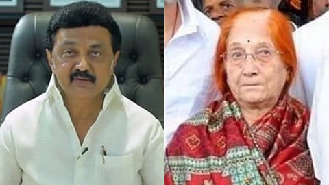 அஜித் குமார் தாயார்  மறைவு - மு.க.ஸ்டாலின் இரங்கல்