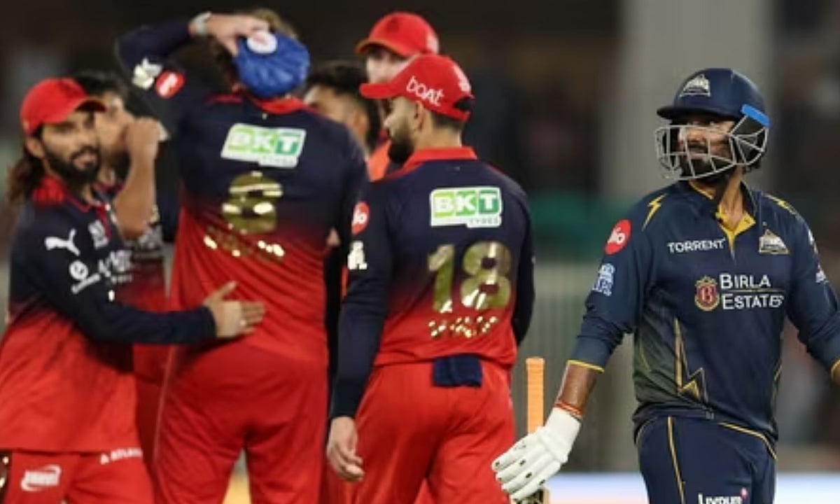 IPL 2026 இறுதிப்போட்டி: 155 ரன்களில் சுருண்ட குஜராத்.. தொடரை வெல்லுமா ஆர்சிபி?  