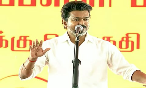 BLACK & WHITE கோட் சூட் ஏன்? முதலமைச்சர் விஜய் கொடுத்த விளக்கம்