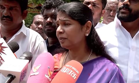 தவெக ஆட்சிக்கு வந்த பிறகும் தி.மு.க.வை குறை கூறுவதா?- கனிமொழி