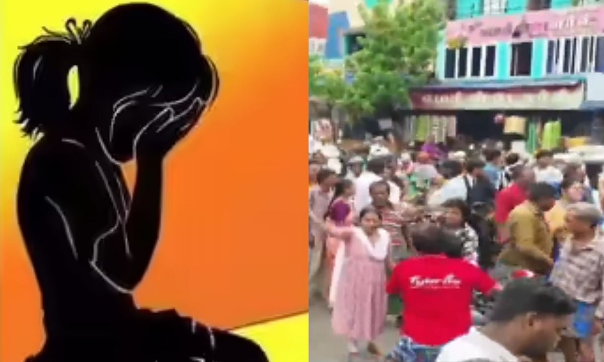 நாமக்கல்லில் 3 வயது சிறுமிக்கு பாலியல் தொல்லை - மக்கள் சாலை மறியல் 