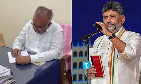 இலாகா ஒதுக்கீட்டில் அதிருப்தி.. பதவியை ராஜினாமா செய்த அமைச்சர் - முதல்வர் டி.கே. சிவகுமாருக்கு ஷாக் 