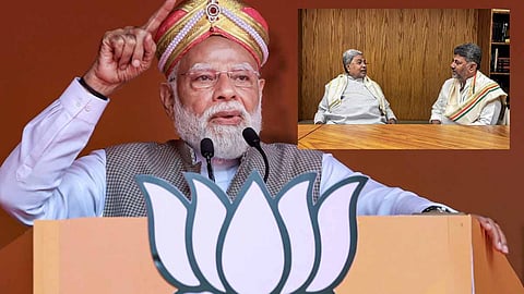 காங்கிரஸ் ஆட்சி மீது மக்களுக்கு திருப்தி இல்லை: அதான் முதல்வர் மாற்றம்- பிரதமர் மோடி