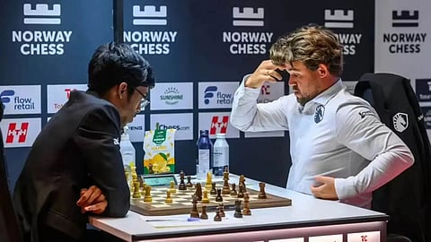 Praggnanandhaa shares about his win over carlsen