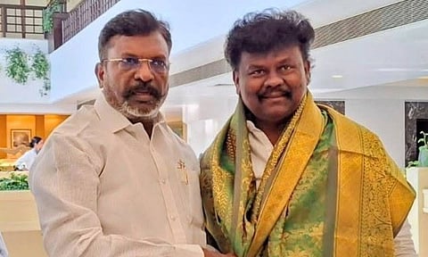 விசிகவில் இருந்து சங்கத்தமிழன் 3 மாதங்களுக்கு இடைநீக்கம்!