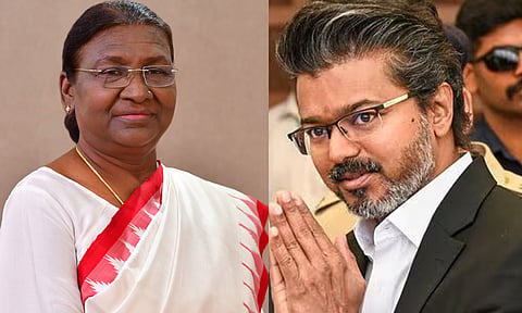 TN CM Vijay Neets President of India