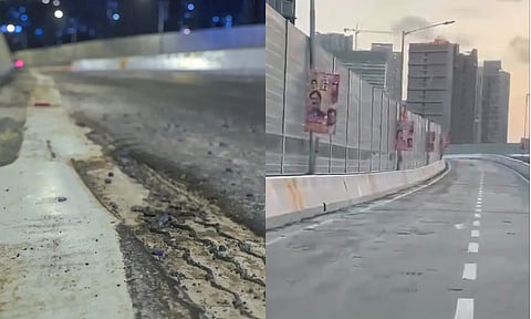 திறந்து 2 நாட்களில் இப்படியா?..  ரூ.248 கோடி செலவு வேஸ்ட் - மும்பை மேம்பாலத்தால் மக்கள் ஷாக் 