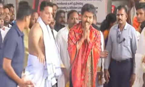 TN Chief Minister Vijay in Karnataka