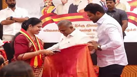 தவெகவில் இணைந்த விஜயதாரணி, முன்னாள் அமைச்சர் பச்சைமால்