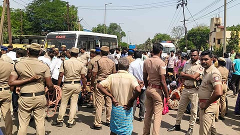 Police security in  Gummidipoondi 