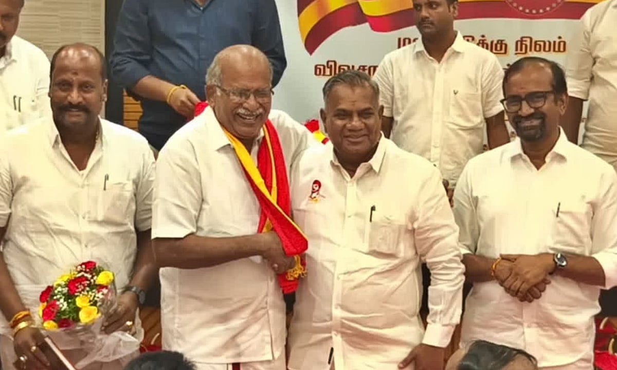 ‘மகேந்திரன்மீது கட்சி எடுத்த ஒழுங்கு நடவடிக்கை சரியானது என உறுதிப்படுத்தியுள்ளார்’ - வீரபாண்டியன்!