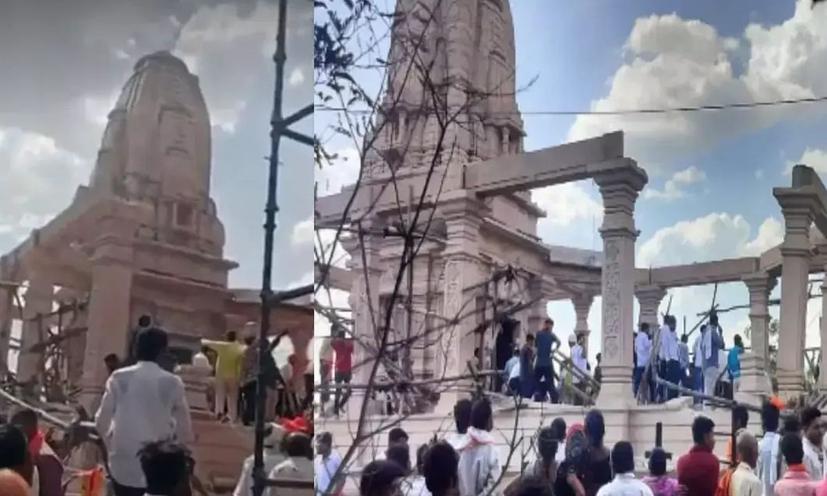 மகாராஷ்டிரா: அனுமன்  கோவில் மண்டபம் இடிந்து விழுந்து 6 பக்தர்கள் பலி  - 40 பேர் படுகாயம் 