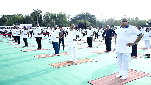 International Yoga Day in Jabalpur