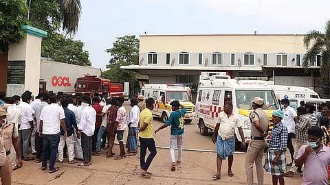 Ammonia gas leak