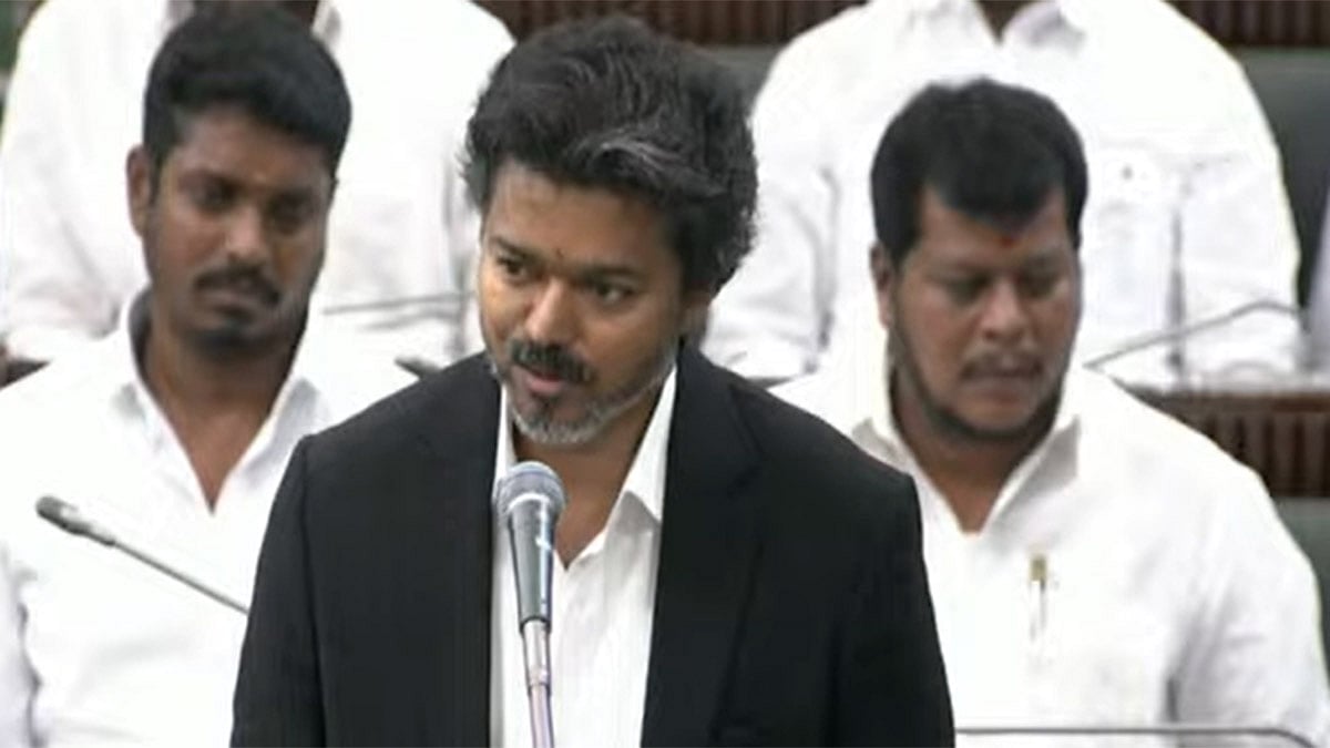 மக்கள் தயவால் தான் த.வெ.க.  ஆட்சி நடந்து கொண்டிருக்கிறது - முதலமைச்சர் விஜய்